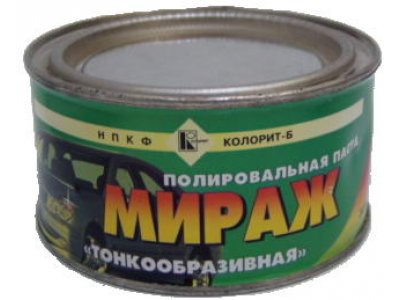 Полировальная паста "Мираж" тонкоабразивная 250г/12